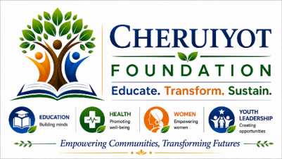 Cheruiyot Foundation logo — Educate, Transform, Sustain
